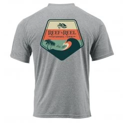 Reef & Reel Classic Wave Men's Short Sleeve Performance Shirt Performance Shirts 17 Reef & Reel Classic Wave Men's Short Sleeve Performance Shirt Performance Shirts