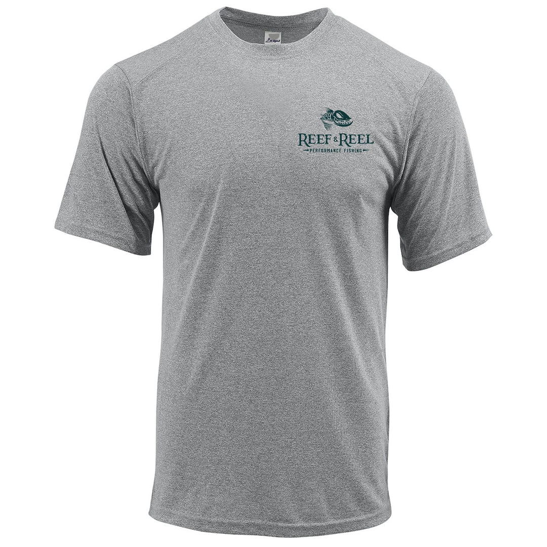 Reef & Reel Classic Wave Men's Short Sleeve Performance Shirt Performance Shirts 10 Reef & Reel Classic Wave Men's Short Sleeve Performance Shirt Performance Shirts