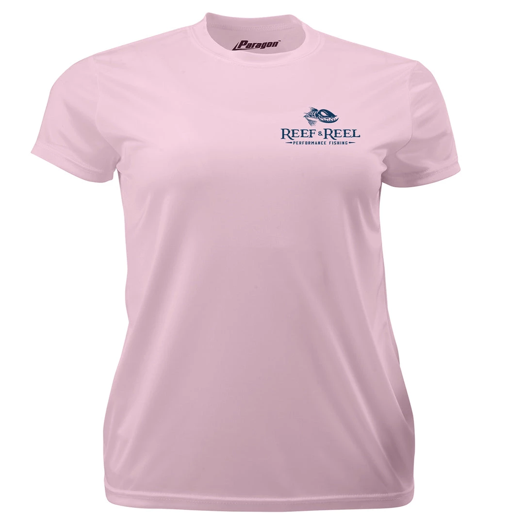 Reef & Reel Women's Fish On Pocket SS Performance Shirt Performance Shirts 3 Reef & Reel Women's Fish On Pocket SS Performance Shirt Performance Shirts