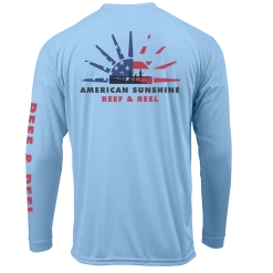 Reef & Reel American Sunshine Men's Long Sleeve Performance Shirt Performance Shirts