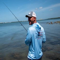 Reef & Reel American Sunshine Men's Long Sleeve Performance Shirt Performance Shirts