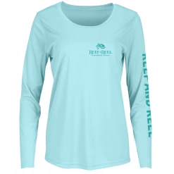 Performance Shirts Reef & Reel Women's Retro Sailfish Long Sleeve Performance Shirt