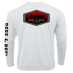 Reef & Reel Striped Tarpon ECO Series Men's Long Sleeve Performance Shirt Performance Shirts