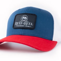 Reef & Reel Performance Fishing Snapback Trucker Hat 53 Reef & Reel Performance Fishing Snapback Trucker Hat