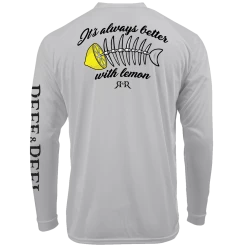 Reef & Reel Youth Performance Shirt Better With Lemon Performance Shirts