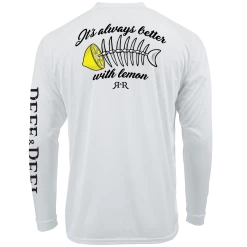 Reef & Reel Youth Performance Shirt Better With Lemon Performance Shirts