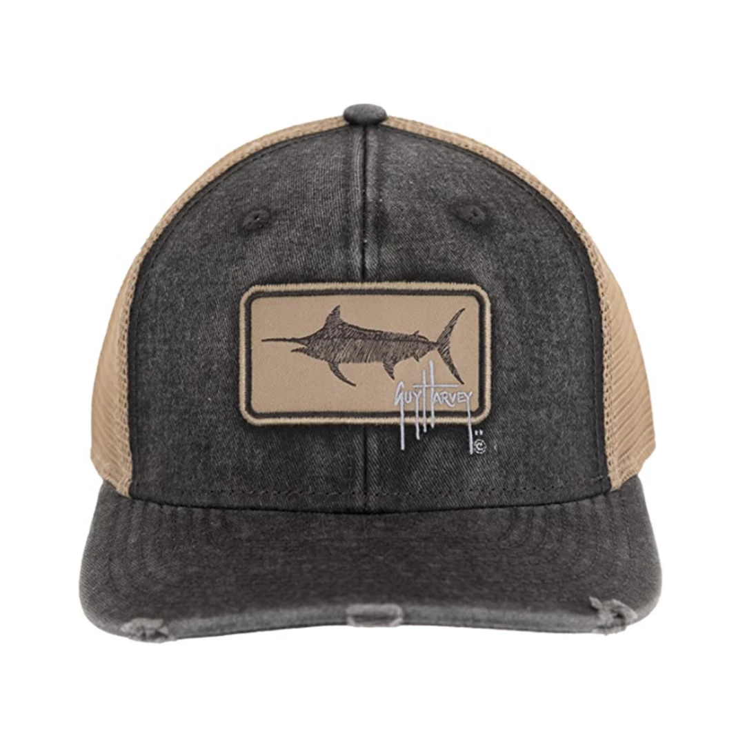 Guy Harvey Men's Billfish Patch Mesh Trucker Hat 4 Guy Harvey Men's Billfish Patch Mesh Trucker Hat