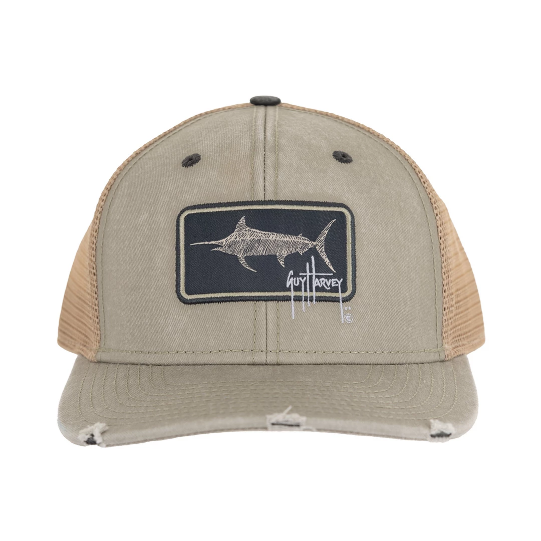 Guy Harvey Men's Billfish Patch Mesh Trucker Hat 5 Guy Harvey Men's Billfish Patch Mesh Trucker Hat