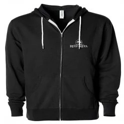 Reef & Reel Embroidered Zip Hooded Fleece