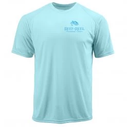 Reef & Reel Blue Fish Men's Short Sleeve Performance Fishing Shirt