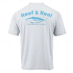 Reef & Reel Blue Fish Men's Short Sleeve Performance Fishing Shirt 20 Reef & Reel Blue Fish Men's Short Sleeve Performance Fishing Shirt