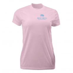 Performance Shirts Reef & Reel Women's Blue Fish Short Sleeve Performance Shirt