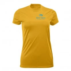 Performance Shirts Reef & Reel Women's Blue Fish Short Sleeve Performance Shirt