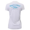 Performance Shirts Reef & Reel Women's Blue Fish Short Sleeve Performance Shirt