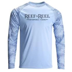 Reef & Reel Performance Fishing Camo Men's Pro Series Shirt