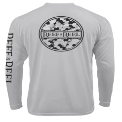 Performance Shirts Reef & Reel Camo Circle Men's Long Sleeve Performance Shirt