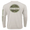 Performance Shirts Reef & Reel Camo Circle Men's Long Sleeve Performance Shirt