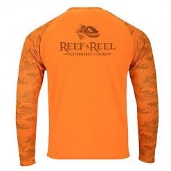 Reef & Reel Floating Fish Camo Sleeve Pro Series Performance Shirt