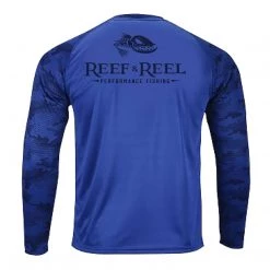 Reef & Reel Floating Fish Camo Sleeve Pro Series Performance Shirt