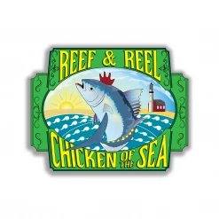 Stickers Reef & Reel Performance Fishing Chicken Of The Sea Sticker