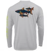Reef & Reel Youth Chomp Performance Long Sleeve Shirt Performance Shirts