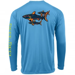 Reef & Reel Youth Chomp Performance Long Sleeve Shirt Performance Shirts