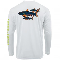 Reef & Reel Youth Chomp Performance Long Sleeve Shirt Performance Shirts