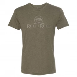 Reef & Reel Classic Logo Men's Tri-Blend Short Sleeve T-Shirt