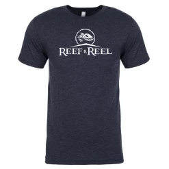 Reef & Reel Classic Logo Men's Tri-Blend Short Sleeve T-Shirt