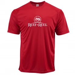 Performance Shirts Reef & Reel Classic Logo Men's Short Sleeve Performance Shirt