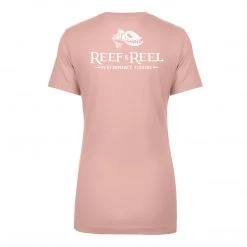 T-Shirts Reef & Reel Women's Fish On Back Tri Blend T-shirt