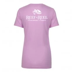 T-Shirts Reef & Reel Women's Fish On Back Tri Blend T-shirt