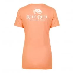 T-Shirts Reef & Reel Women's Fish On Back Tri Blend T-shirt
