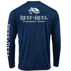 Reef & Reel Fish On Back ECO Series LS Performance Shirt Performance Shirts