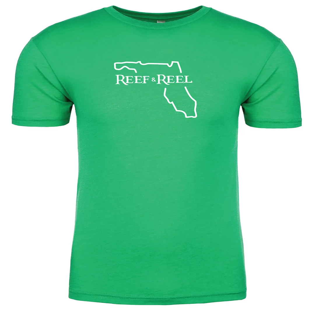 T-Shirts Reef & Reel Florida Outline Tri-Blend Men's Short Sleeve T-Shirt 6 T-Shirts Reef & Reel Florida Outline Tri-Blend Men's Short Sleeve T-Shirt