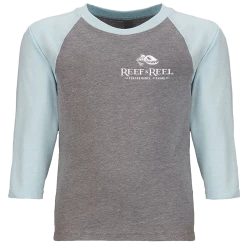 Reef & Reel Performance Fishing Youth 3/4 Raglan Shirt