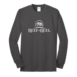T-Shirts Reef & Reel Basic Logo Long Sleeve Cotton Men's T-Shirt