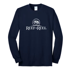 T-Shirts Reef & Reel Basic Logo Long Sleeve Cotton Men's T-Shirt