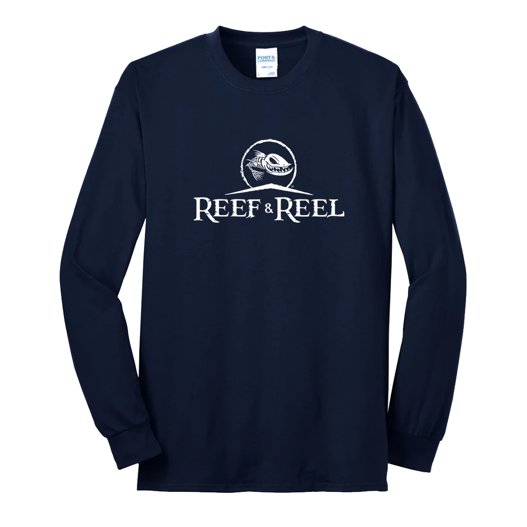 T-Shirts Reef & Reel Basic Logo Long Sleeve Cotton Men's T-Shirt 3 T-Shirts Reef & Reel Basic Logo Long Sleeve Cotton Men's T-Shirt