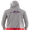 Guy Harvey Men's Long Sleeve Sailfish Performance Hoodie