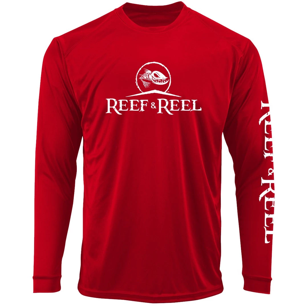 Reef & Reel Logo Performance Long Sleeve Shirt Performance Shirts 3 Reef & Reel Logo Performance Long Sleeve Shirt Performance Shirts
