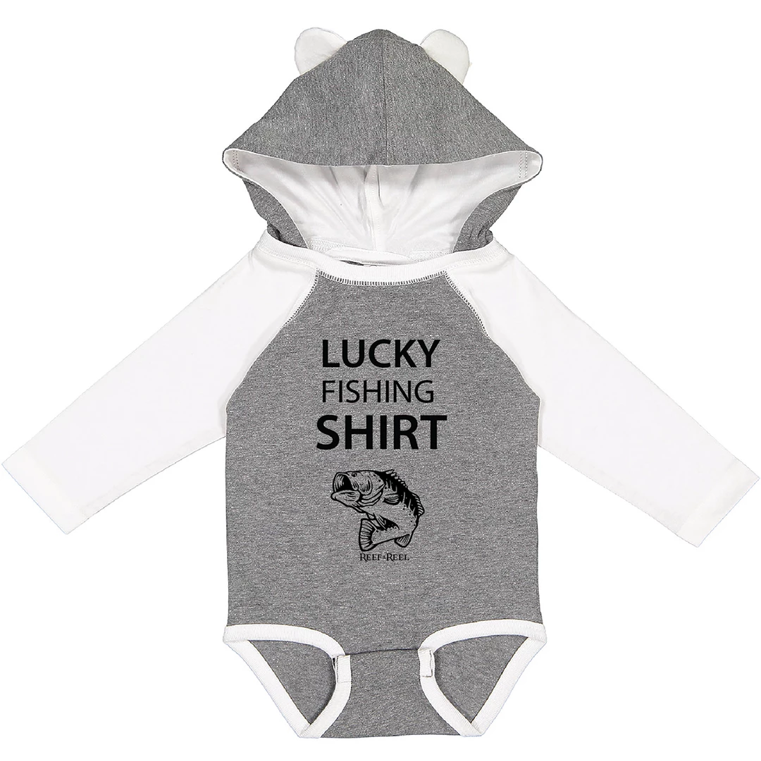 Infant / Toddler Reef & Reel Lucky Fishing Shirt Onesie 3 Infant / Toddler Reef & Reel Lucky Fishing Shirt Onesie