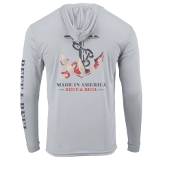 Reef & Reel American Made Men's Long Sleeve Performance Hoodie
