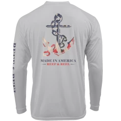 Reef & Reel American Made Men's Long Sleeve ECO Series Performance Shirt Performance Shirts