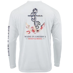 Reef & Reel American Made Men's Long Sleeve Performance Shirt Performance Shirts