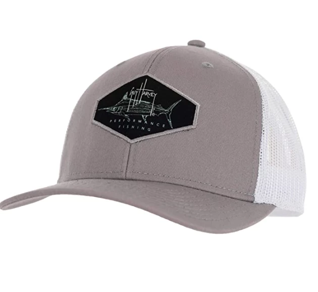 Guy Harvey Marlin Patch Mesh Trucker Hat 4 Guy Harvey Marlin Patch Mesh Trucker Hat