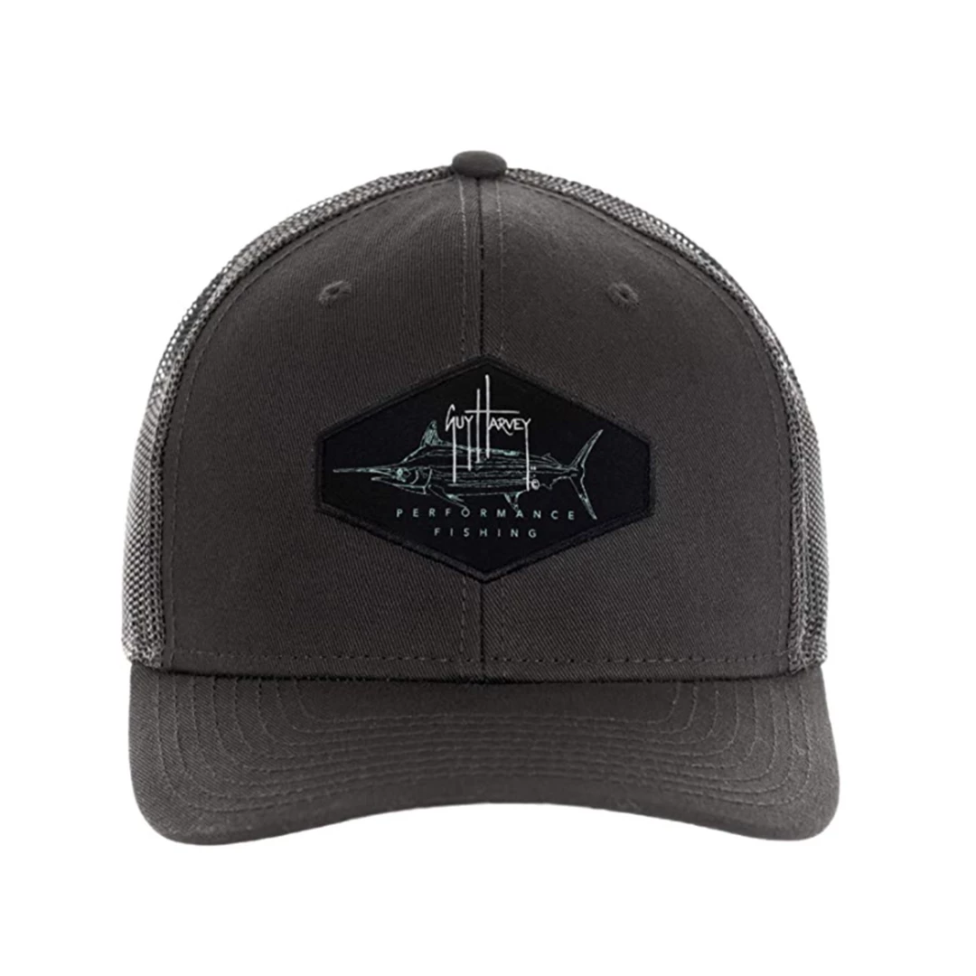 Guy Harvey Marlin Patch Mesh Trucker Hat 5 Guy Harvey Marlin Patch Mesh Trucker Hat