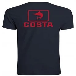 Costa Del Mar Emblem Marlin Short Sleeve Crew