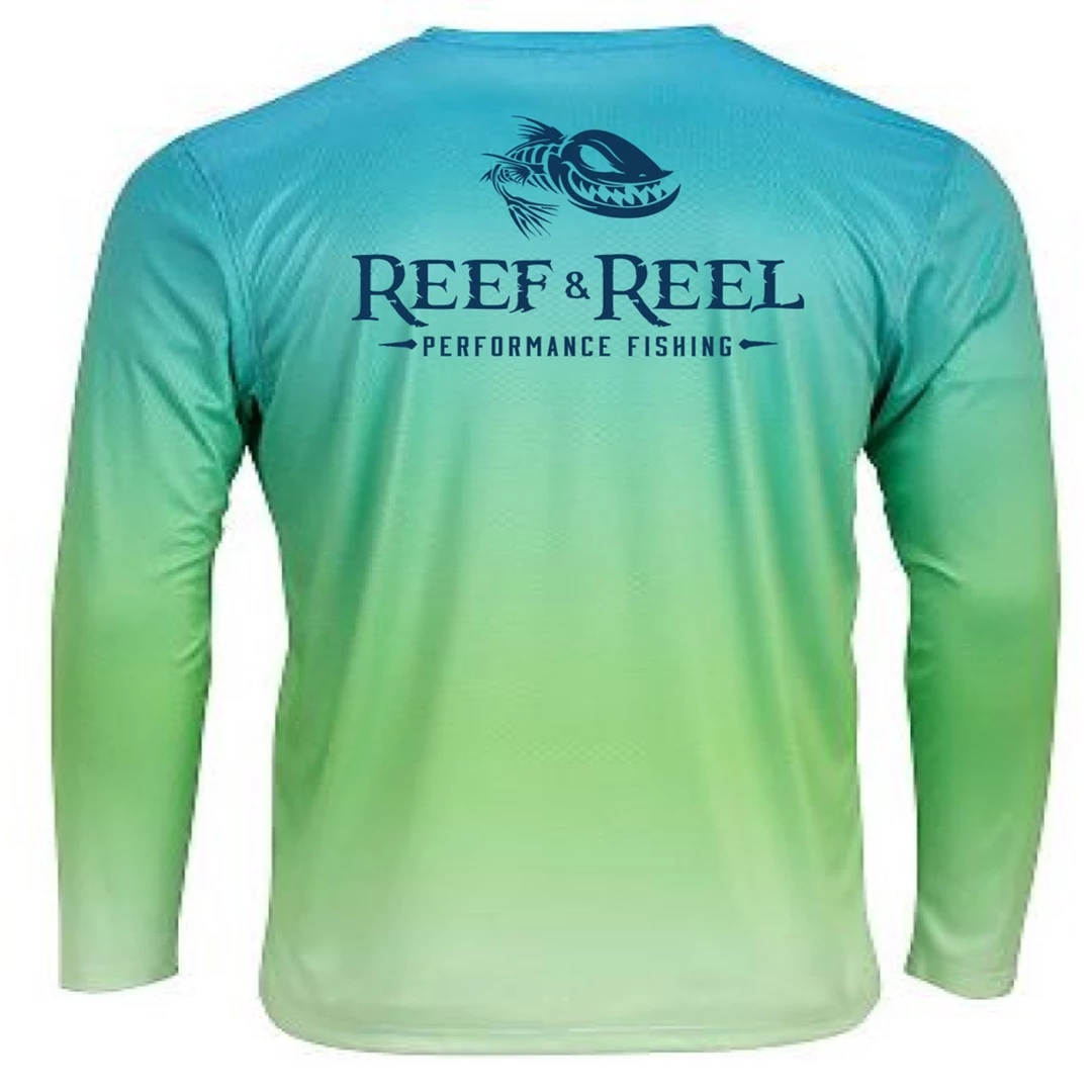 Performance Shirts Reef & Reel Floating Fish Pro Series LS Performance Shirt 7 Performance Shirts Reef & Reel Floating Fish Pro Series LS Performance Shirt