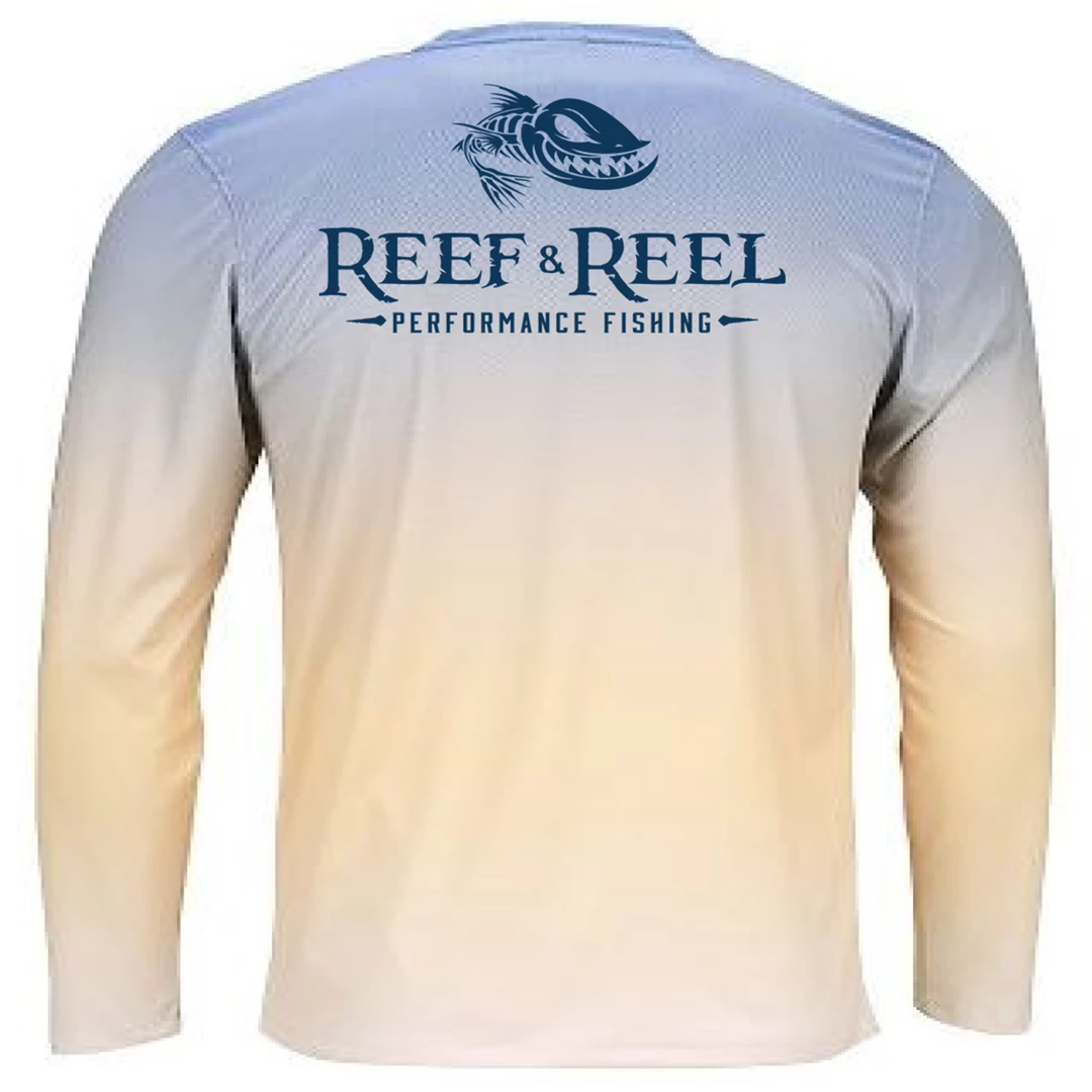 Performance Shirts Reef & Reel Floating Fish Pro Series LS Performance Shirt 8 Performance Shirts Reef & Reel Floating Fish Pro Series LS Performance Shirt